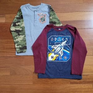 NWOT 2 Boy's Space themed shirts - 7